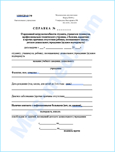 Купить справку о болезния для учащихся 095/у в Москве